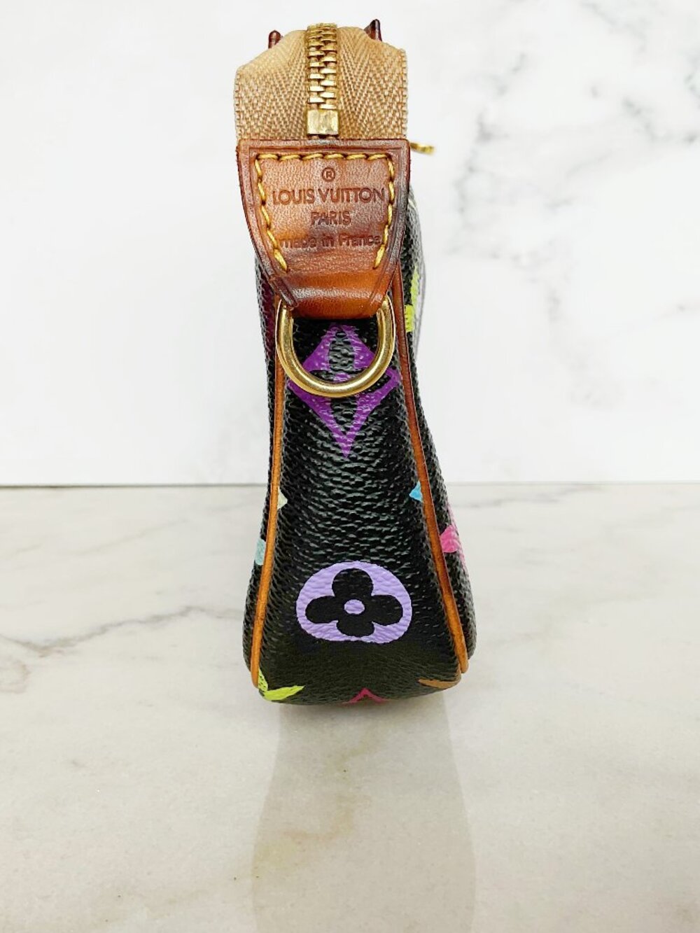 Louis Vuitton Vintage Multicolore Multicolor Monogram Pochette Accessoires Black - Picture 7 of 15